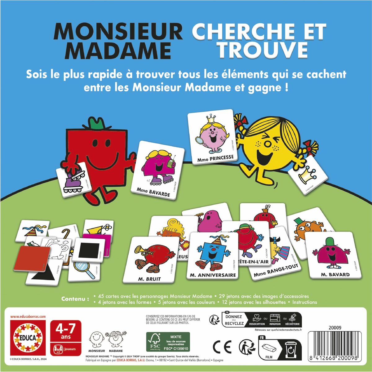 Lernspiel Educa Mr. Men and Women